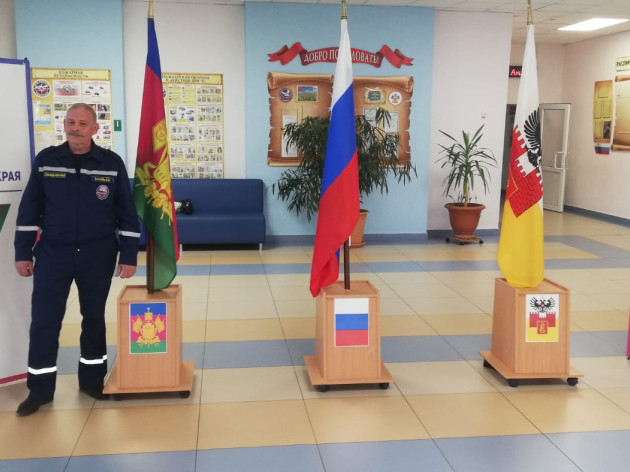 Участие Спасателей Службы спасения  г. Краснодара в мероприятиях по проведению выборов губернатора Краснодарского края